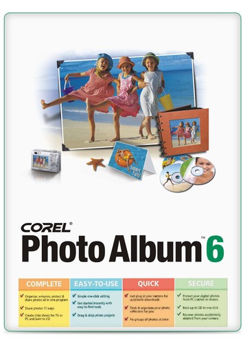 Corel photo album - cd,